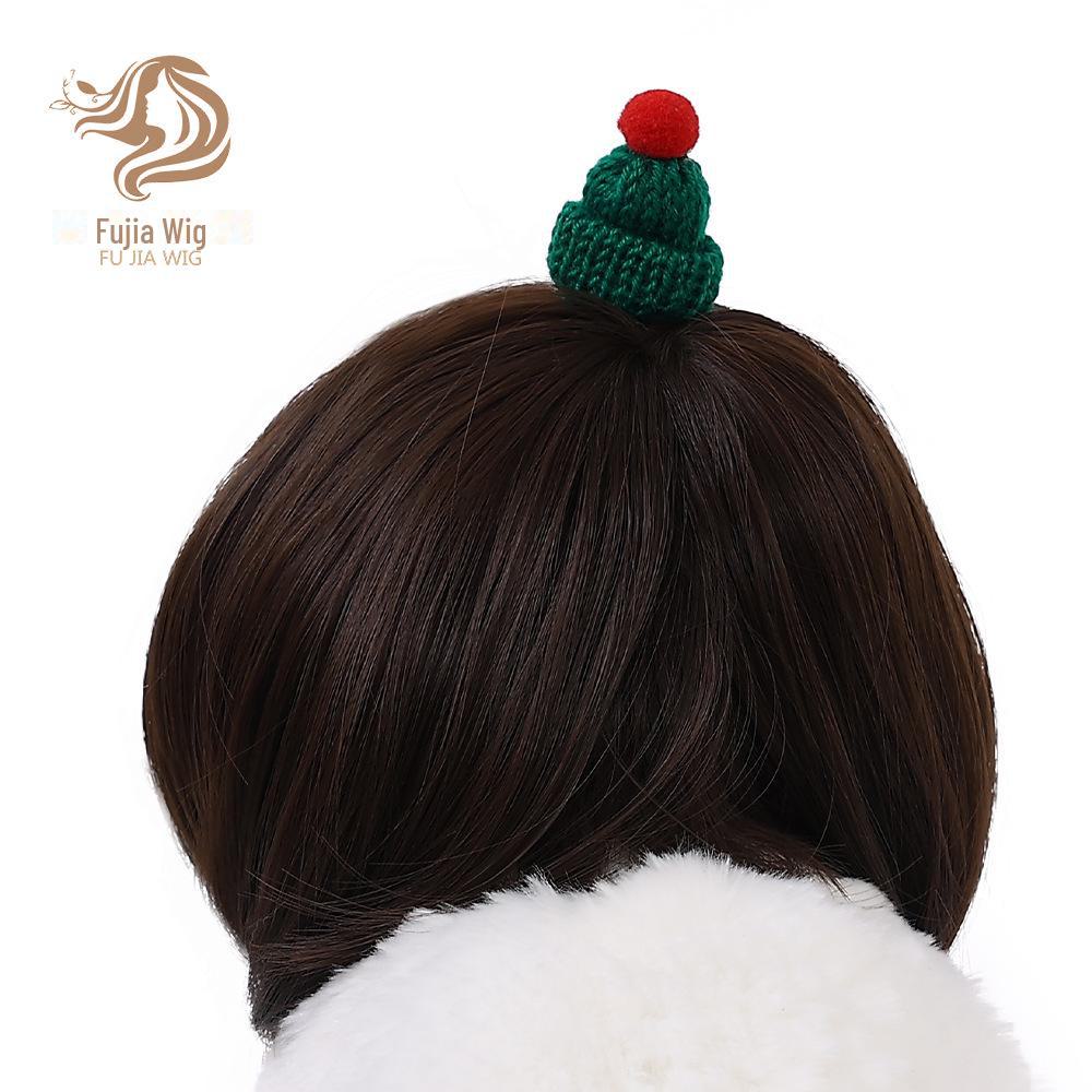 Verschiedene Auswahlmöglichkeiten von Haustierperücken Waren, die Sie suchen, sind alle hier mit 12 verschiedenen Warenkategorien .: Weihnachtszubehör für Katzen und Hunde mit Mini-Hut und Bob-Frisur