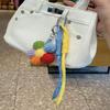 Creatively Crochet Colorful Flower Keychain Korean Rainbow Knitted Flower Backpack Pendant Spring Keyring Decoration