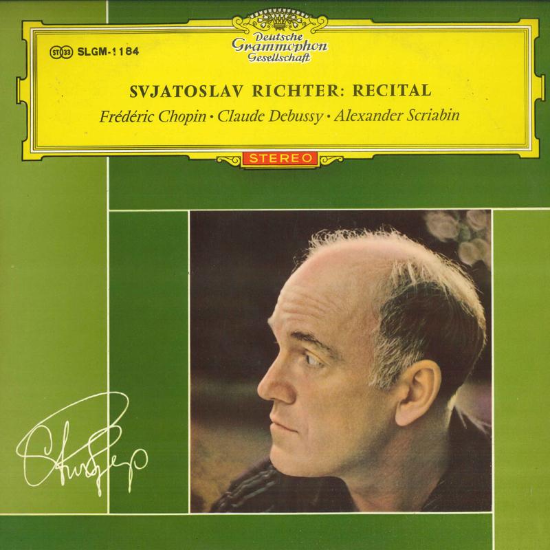 

LP Record SVIATOSLAV RICHTER Recital SLGM1184 DEUTSCHE GRAMM Japan Classical Used