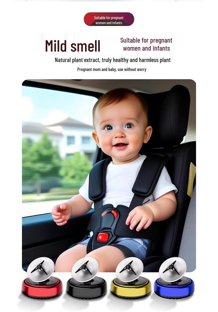 Car Solar Radar Incense Holder: Long-Lasting Fresh Scent Interior Ornament