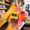 SpongeBob SquarePants Keychain Doll Machine Cartoon Couple Patrick Star Exquisite Small Gift Foreign Trade Bestseller Toys Anime