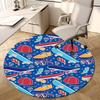 1pc Office Carpet Chair Mats Skateboard Culture Pattern Perfect for Decorating Office Chairs, Living Rooms, Or Bedrooms