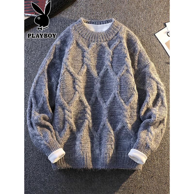 Playboy Men s Casual Warm Knit Sweater XL