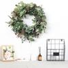 Delicate Faux Green Leaf Wreath Accessory Durable Wreath for Functional Use In Homes Garden and Wedding Decorations