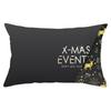 New Black Gold Series Christmas Peach Skin Print Waist Pillow Cover Home Accessories Cushion Cover Sofa Cushion Cover