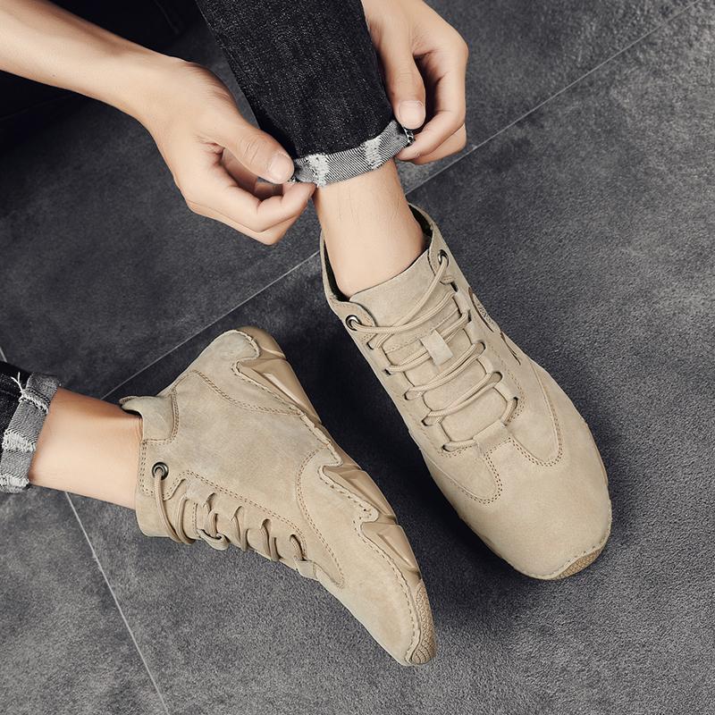 38-46 Высококачественная противоскользящая износостойкая модная повседневная кожаная — фото 15