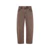 JNBY Women's 24 Fall Denim Tapered Cropped Pants