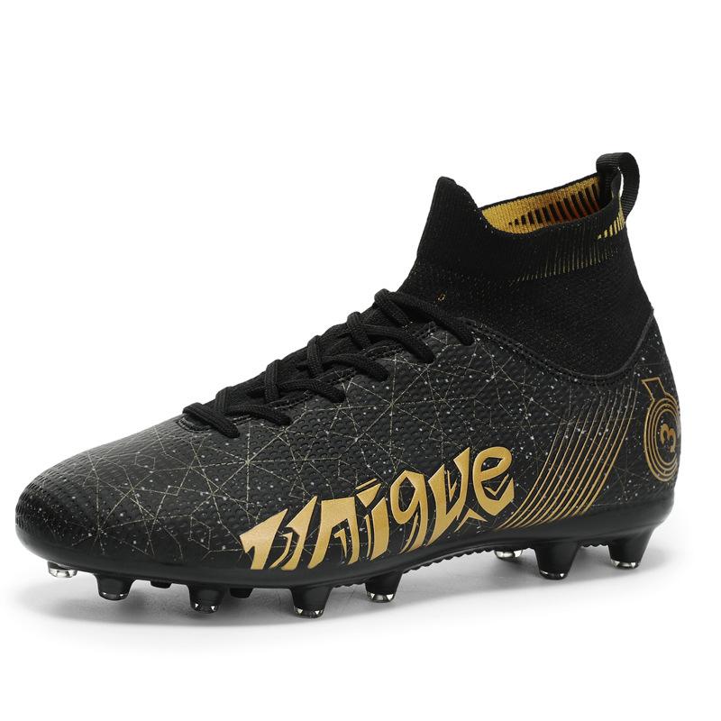 Male Adult Children's Football Shoes TF Short Nails Broken Nails Long Nails Large Size High Top Grass Training Shoes