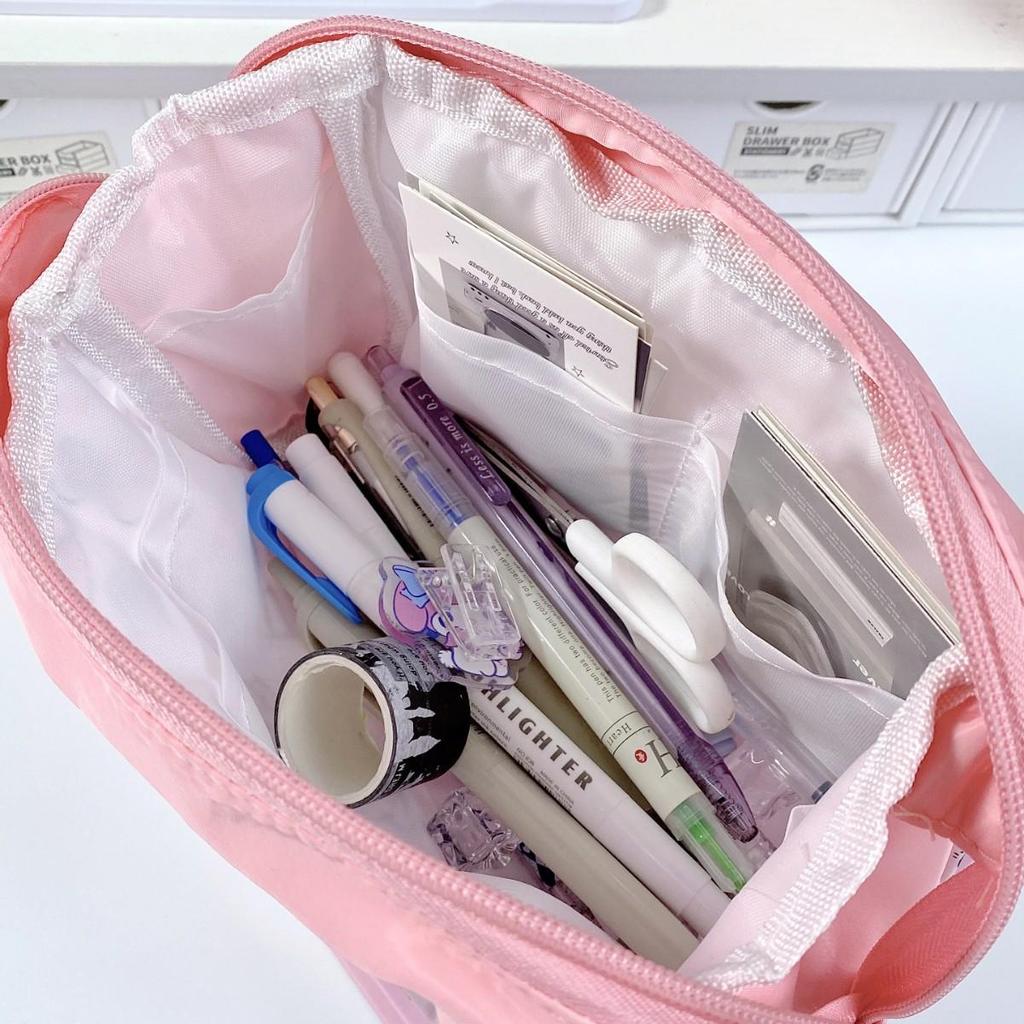 Japanese-Inspired Large Capacity Pencil Case for Students