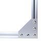 10 teile/los 3D Drucker Aluminium L Geformt 5 Loch 60x60x4mm Verbindungs Platte für 2020 v-slot/L-slot Aluminium Extrusion
