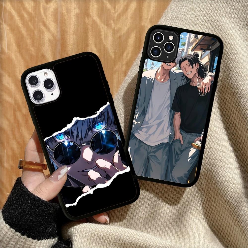 Jujutsu Kaisen Anime Phone Case Silicone PC+TPU For For IPhone 11 12 13 14 15 16 Plus Pro Max Cover