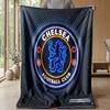 Chelsea FC Theme blanket Soft Flannel Blanket Plush Throw Blanket Cozy Sofa Bed Blanket for Home Decor