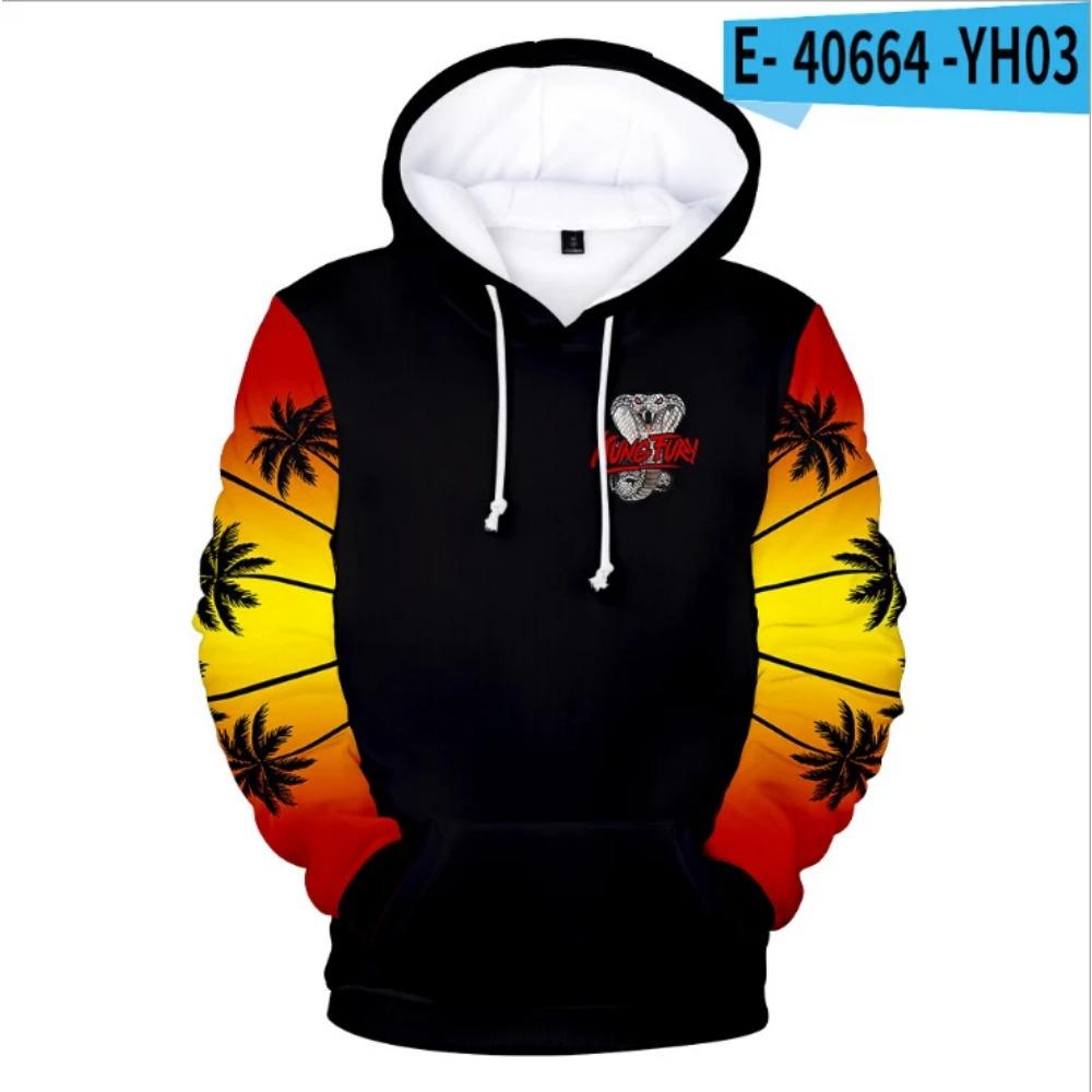 The Karate Kid Cobra Kai 3D Imprimare Hanorace Bărbați Hanorace Femei Treninguri Moda Toamnă Harajuku Hanoră Casual Băieți Pulovere