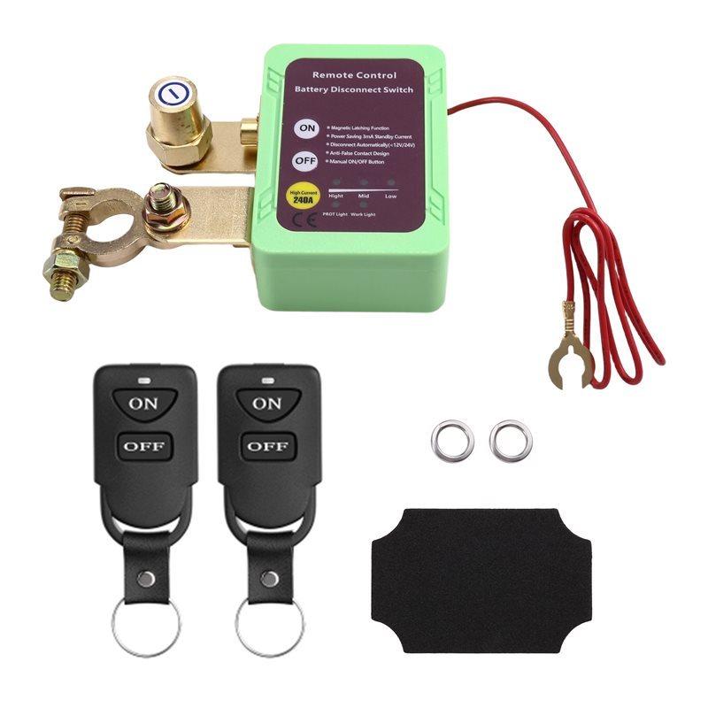 For Car Battery Power-Off Switch,Automatic Power-Off Switch 24V/12V 240A Remote Control Battery Disconnect Switch