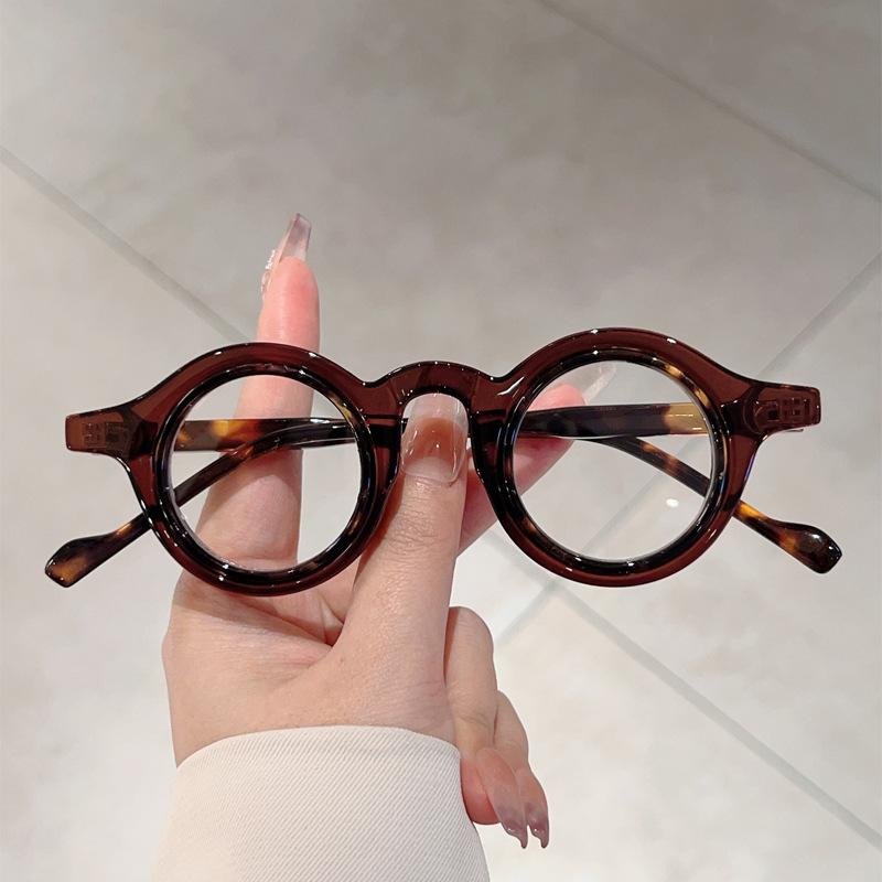 Vintage Luxury Brand Designer Round Optical Glasses Small Frame Women For Men Steampunk Computer Popular Myopia Glasses Frame