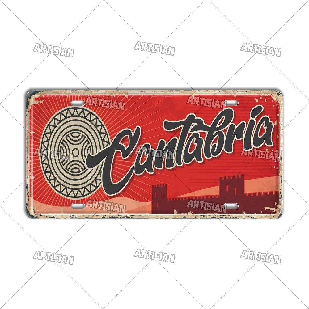 Garage Bar Metal Wall Sign, Auto Interior Decor Plaque 20x30cm