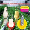 Greenhouse Ventilation Pulley: Galvanized Iron with Nylon Wheel for Lifting