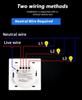 Graffiti Smart WiFi Wall Switch with Alexa Voice Control - EU/UK Standard Buttons