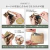 Genuine Leather Mini Wallet for Morris Antique Embossed Holds Bills Easy Card William Morris Gold [HIRAMEKI.] L-Zip Wallet, Women, Design, Folding,