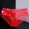 Transparent Mesh Panties for Women Lace Sexy Underwear Low-Waist Female Traceless Underpants Perspective Briefs Lingerie