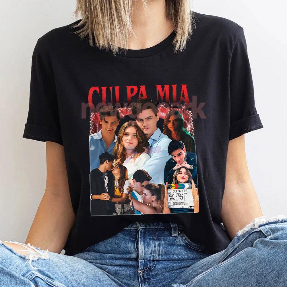 My Fault Movie Culpa Mia Vintage Graphic T Shirts Gabriel Guevara Women Unisex Shirt Noah Nick Film RoUnisextic Movie Cotton Tee