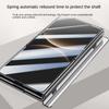 Electroplate Spring Hinged Plain Leather Tempered Glass Protect Case For Huawei Mate X7 HUAWEI MATE X7 All-inclusive Cover