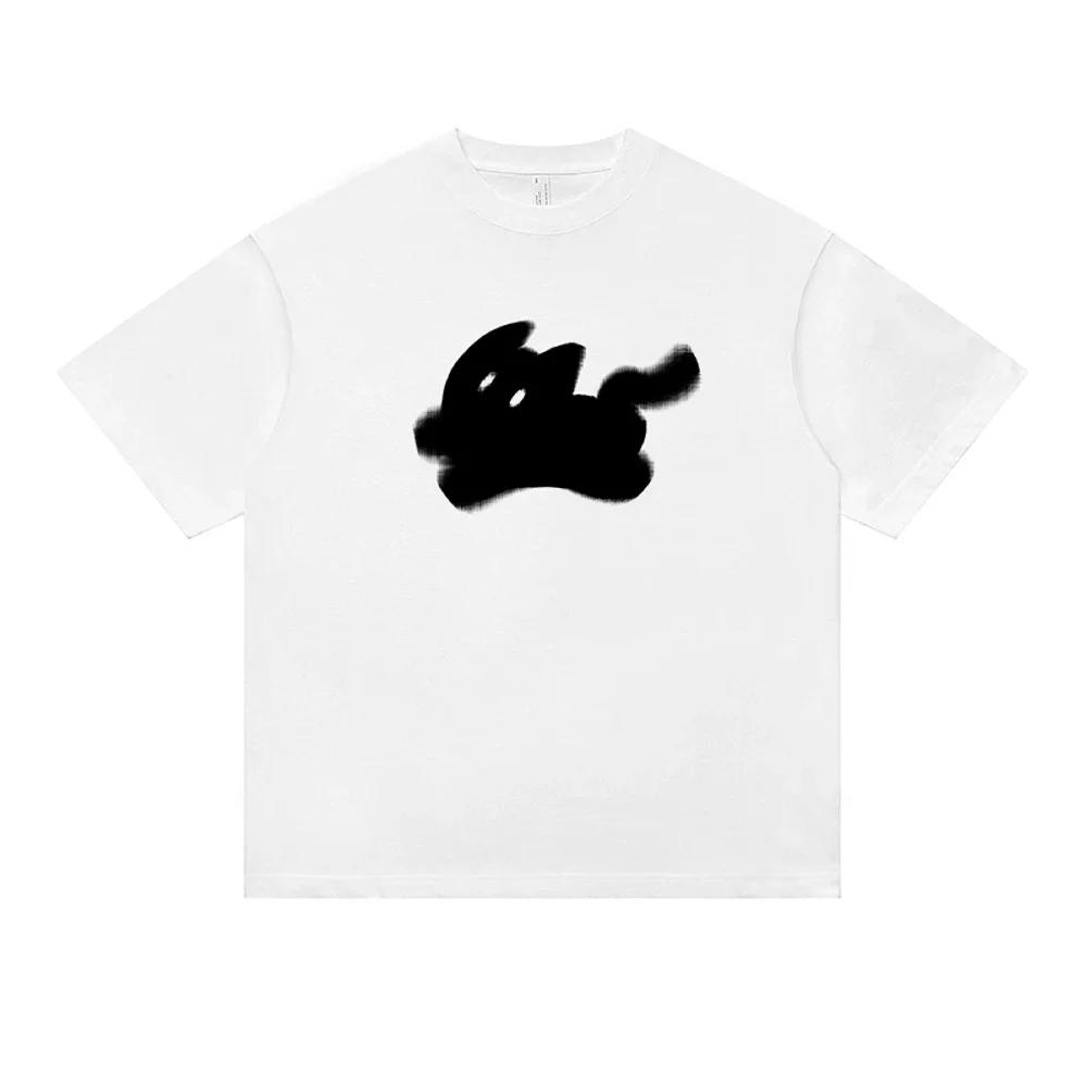 Kätzchen Avatar Bluse Damen T-Shirt Weiblich Y2k Kleidung Mädchen Kawaii Oberteile Haustier Druck Streetwear Niedliche Katze Grafik Kleidung