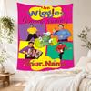 Wiggles Custom Name Tapestry Foldable Wall Tapestry Smooth Polyester Great for Meditation Room All-Season Use Housewarming Gift