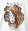 Lee Bulldog Print White Men's T-Shirt,