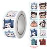 500Pcs Anime Movie Nezha Stickers Diy Scrapbook Phone Reward Seal Label Wall Sticker Kid Toy
