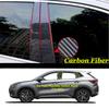 Car PC Material Pillar Post Cover Door Trim Window Molding Sticker Accessories For BYD Atto 2 Dolphin/Yuan Plus/Atto 3 -2024