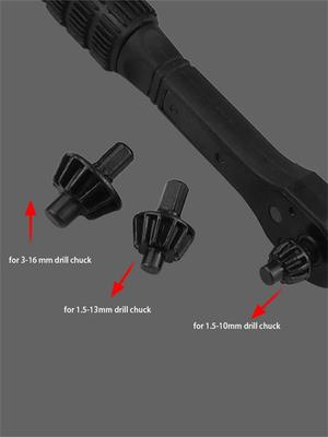 2 In 1 Drill Chuck Ratchet Spanner Wrench Electric Drill Clamping Tool Multi Universal Ratchet Wrench Spanner Hand Tool