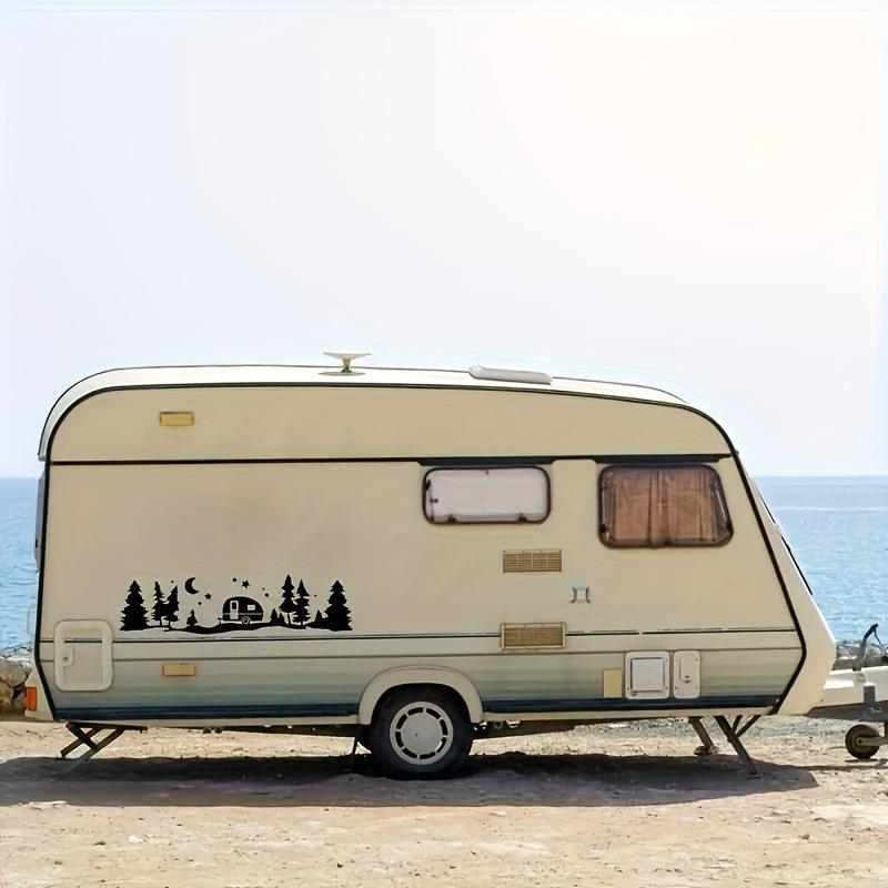 Sternennacht Camping Aufkleber - Selbstklebende Vinyl Autoaufkleber für die Zimmerdekoration