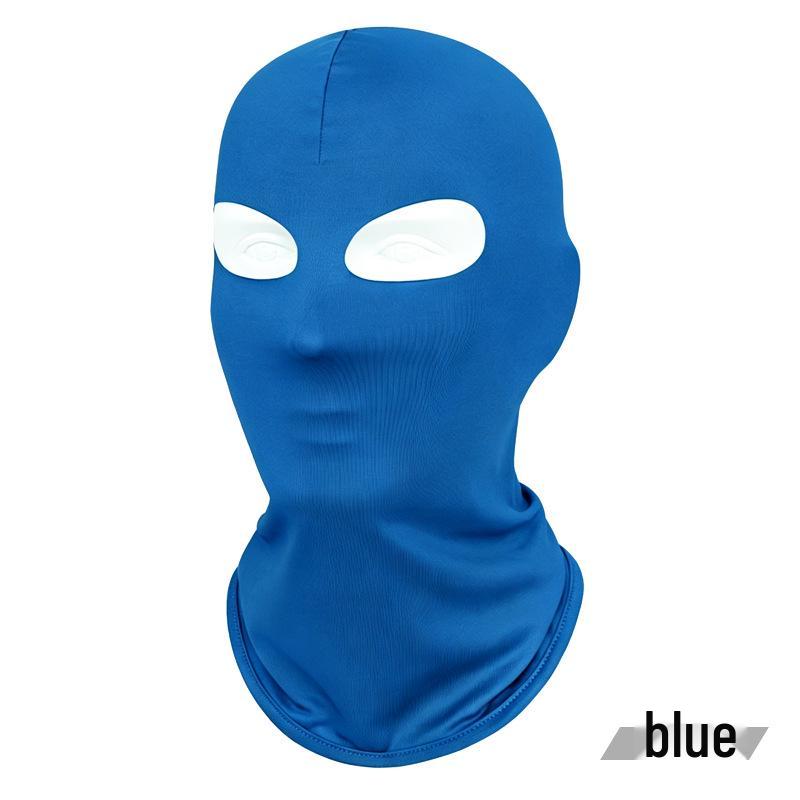 Sun Protection Ice Silk Cycling Mask - Breathable, Dustproof, Windproof, Quick-Drying Headwear for Men and Women