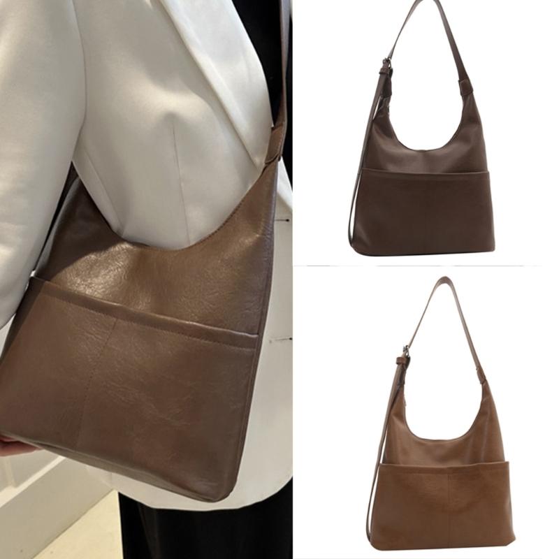 Sac d'aisselle Élégant pour Professionnels et Étudiants Sac à Bandoulière Léger et Polyvalent