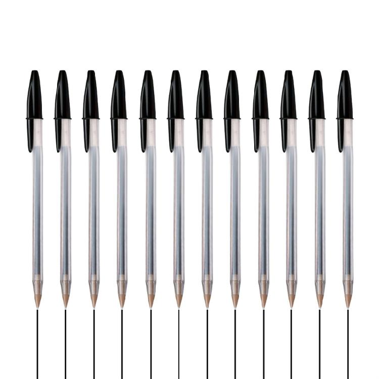 1.0mm Bold Point Ball Pen Ballpoint Pen Smooth Writing Multicolor Plastic Oil Pen for Office School Student Writing Gift