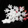 1 Set Christmas Snowflake Foam White Color Increase Atmosphere Xmas Tree Hanging Pendant Home Office Decor for Gift