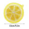 Lemon Dish Towel Brush Acrylic Woven Dish Towel Cleaning Hand Crocheted Dish Towel Household Kitchen Cleaning Tools