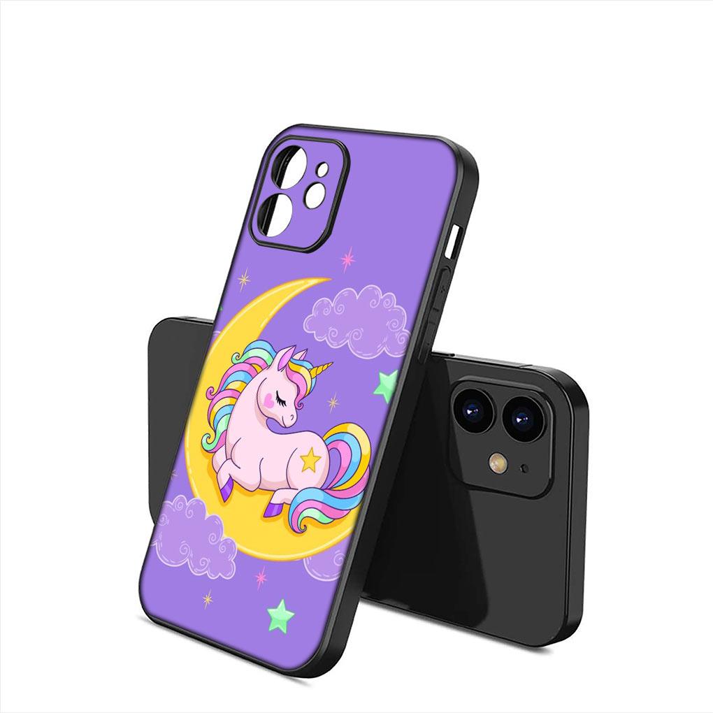 Anime Unicorn Cartoon Horse Soft Phone Cover for Apple iPhone 16 11 Pro XS Max X XR 6 7 8 6S Plus + SE 2022 8+ Silicone Case