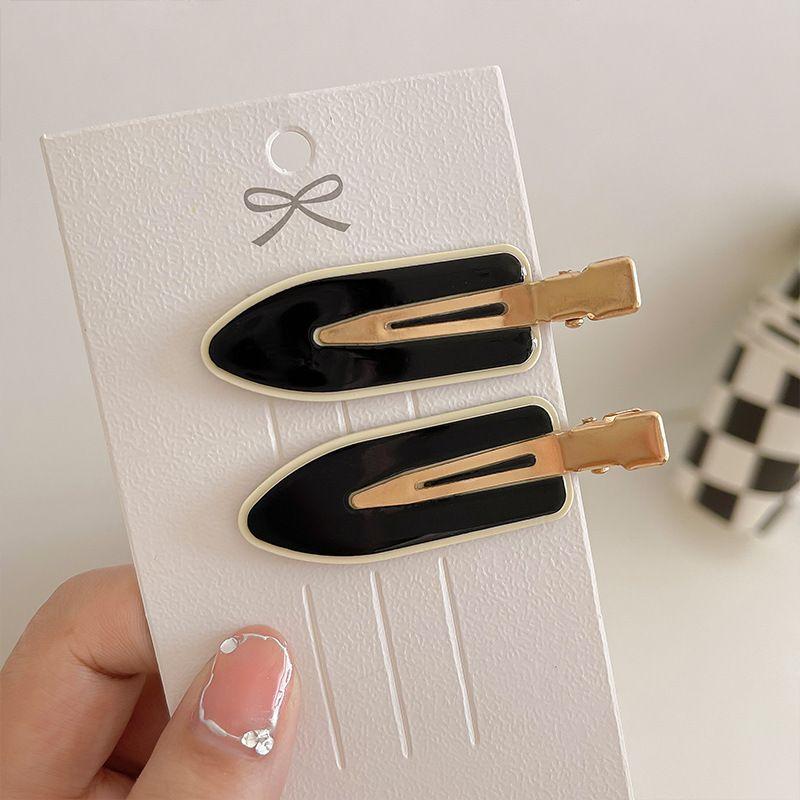 2pcs  Women's Summer Hairpin with No Trace Hair Clip, New Front Small Hair Clip, Side Duckbill Clip Headpiece