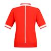 SUPERIOR Women'S Collared Short Sleeve Sweater Orange (Iw0Ftsy20166)