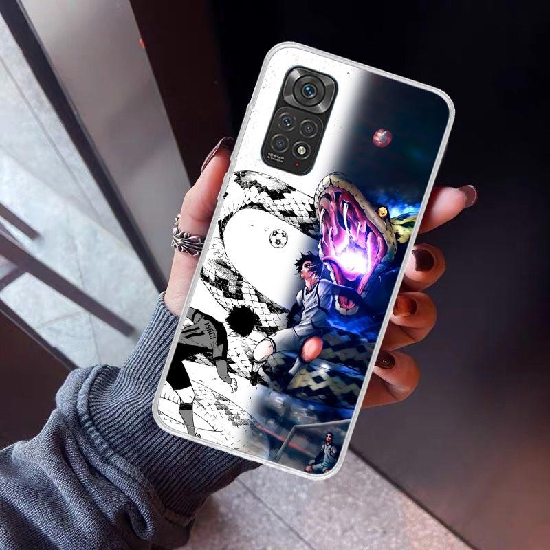 

Blue Lock Football Anime Phone Case For Xiaomi Redmi Note 10 11 12 13 14 15 Pro Plus 11S 12S 14S 11T 11E 10S Soft TPU Back Cover Redmi Note 13 4G