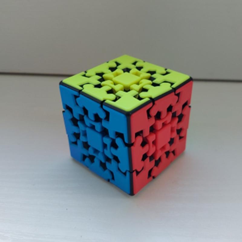 3X3 Gear Cube Original Stickerless Smooth And Gear Mechanism Perfect Puzzle