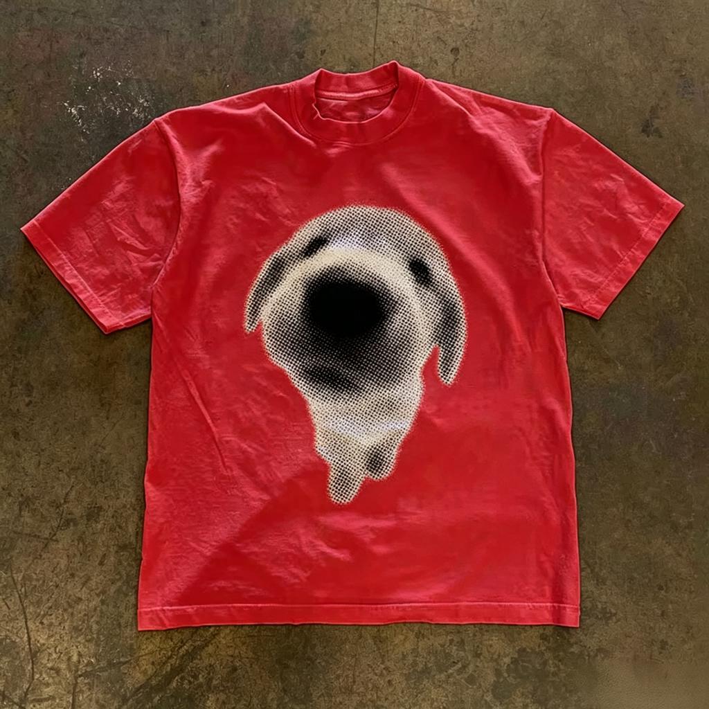 2026 Summer Hot Sale Short Sleeve Tshirt Loose Fit Unisex Retro Style Printed Casual Top For Unisex And Unisex Clothing