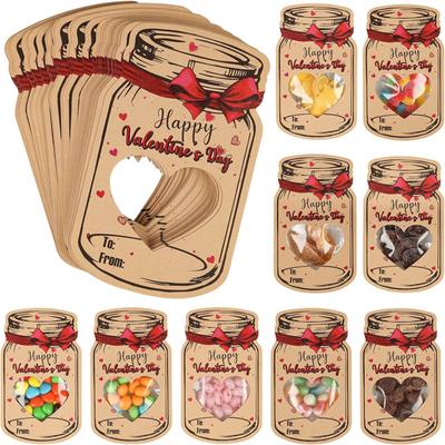 24Pcs Valentines Day Greeting Cards with Sealed Bags for Kids Holiday Party Exchange Cards Classroom Gifts Party Favors