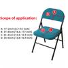 New Solid Color Folding Chair Cover Stretch Backrest Covers+Cushion Covers 2pcs for Hotel Home Party Outdoor Wedding Celebration