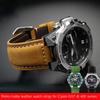 Armband aus Leder für CASIO G-Shock GST-B400/GST-B200, 24 x 14 mm, konvex; 24 x 16 mm, konvex