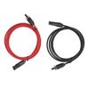 Solar Panel PV Cable Black Red Solar Panel Extension Cable with Male and Female Connectors 2m