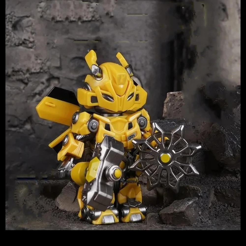 BRICK MAN Válečník z cihel Konvoj Stavebnice BRICKMAN Transform Robot Optimus Mini Akční figurka Hračky