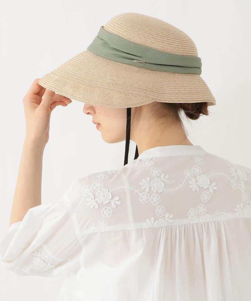 Tea Afternoon Tea LIVING Hat JS67 Washable Breton UV Hat Ivory [Afternoon Living]